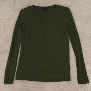 Green J.Crew long sleeve